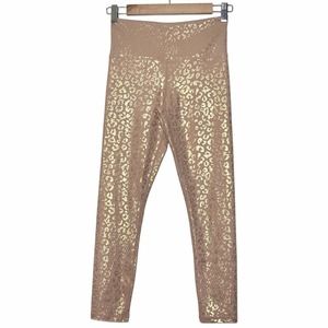 ZIYA Active Light N Tight Hi-Rise 7/8 Leggings from Zyia in Gold Leopard Size 4